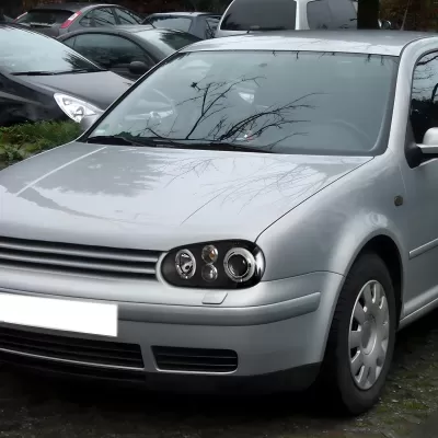 Volkswagen Golf - 1999 to 2005 - All [All] (Projector With Halo) (Gloss Black) (For MK4 Models)