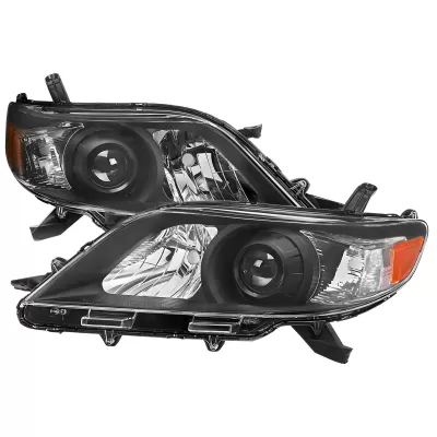 Toyota Sienna - 2011 to 2020 - Minivan [All] (Projector) (For Halogen Headlight Models) (Matte Black)