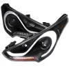 2013 Hyundai Veloster PRO Design Black Headlights