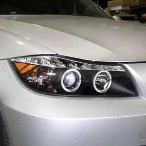 2008 BMW 3 Series PRO Design Black Headlights