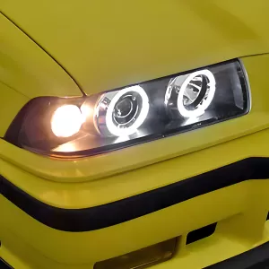 1995 BMW 3 Series M3 PRO Design Black Headlights
