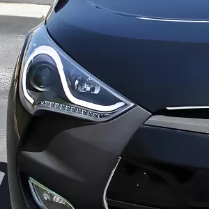 2012 Veloster PRO Design Black Headlights