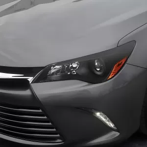 DNA Motoring OE Style Projector Headlights For 2015-2017 Toyota Camry - Black/Amber