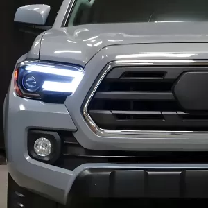 Toyota Tacoma - 2016 to 2023 - All [All] (Projector, Sequential LED Lights) (Not Compatible With OEM LED Beams) (Not Compatible With OEM LED DRL Lights) (Matte Black)