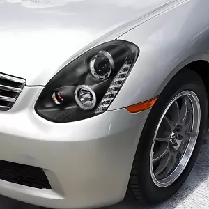Infiniti G35 - 2005 to 2006 - 4 Door Sedan [All] (Projector With Halo, LED Accent Lights) (Only Compatible with OEM HID Lights)