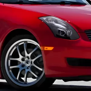 Infiniti G35 - 2003 to 2007 - 2 Door Coupe [All] (G Style) (Projector With Halo, LED Accent Lights) (Only Compatible with OEM HID Lights)