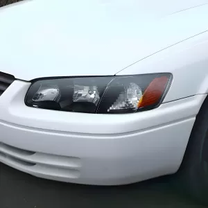 Smoke Black Headlights For 2010-2011 Toyota Camry – Left & Right Pair, Halogen Housing