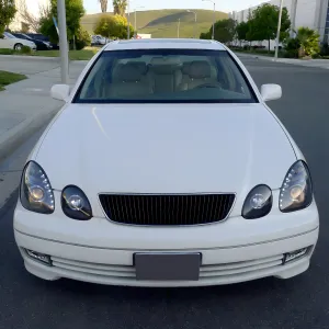 Lexus GS 400 - 1998 to 2000 - Sedan [All] (Projector With Halo, LED Accent Lights) (Matte Black) (Not Compatible With OEM HID Lights)