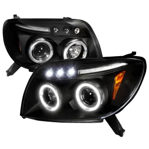 Toyota 4Runner - 2003 to 2005 - SUV [All] (Projector With Halo, LED Accent Lights) (Matte Black)