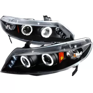 2007 Honda Civic PRO Design Black Headlights