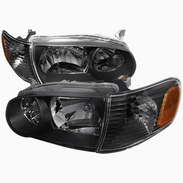 PRO Design Black Headlights for 2001 Toyota Corolla