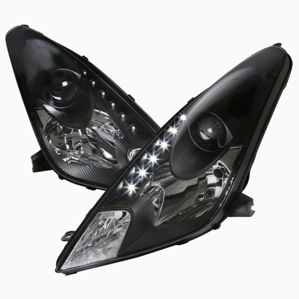 PRO Design Black Headlights for 2002 Toyota Celica