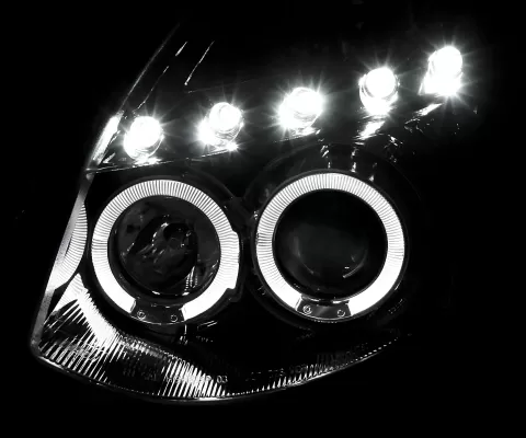 Infiniti G35 - 2003 to 2007 - 2 Door Coupe [All] (Projector With Halo, LED Accent Lights) (Only Compatible with OEM HID Lights)