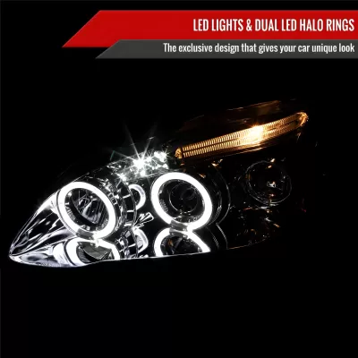 Toyota Corolla - 2003 to 2008 - Sedan [All] (Projector With Halo, LED Accent Lights)