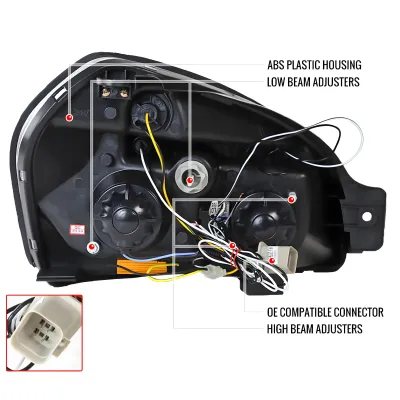 Hyundai Tucson - 2005 to 2009 - SUV [All] (Projector, LED Accent Lights)