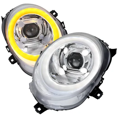 Mini Cooper Hardtop - 2017 to 2024 - All [All] (Projector, LED Accent Lights) (Sequential LED Turn Signal) (Not Compatible With OEM LED Lights)