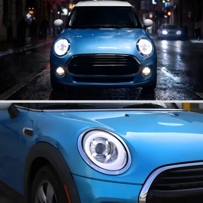 Mini Cooper Clubman - 2017 to 2024 - Hatchback [All] (Projector, LED Accent Lights) (Sequential LED Turn Signal) (Not Compatible With OEM LED Lights)