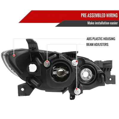 Mazda MAZDA3 - 2004 to 2009 - Sedan [All] (Projector) (Not Compatible With OEM HID Lights)