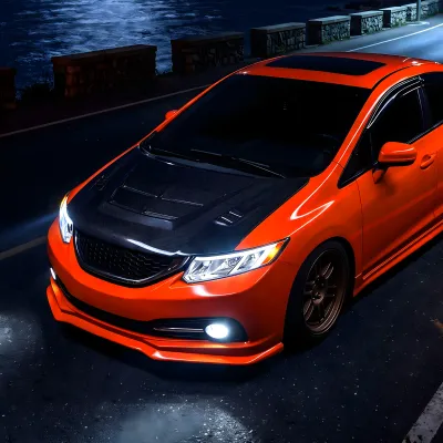 Honda Civic - 2012 to 2015 - 4 Door Sedan [All] (With LED Bar) (G3 Style)