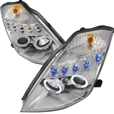 Nissan 350Z - 2003 to 2005 - All [All] (Projector, LED Accent Lights) (Not Compatible With OEM HID Lights)