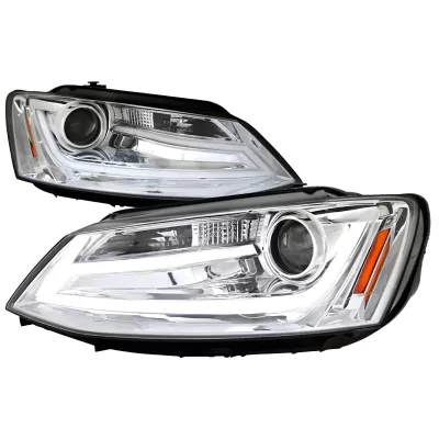 Volkswagen Jetta GLI - 2012 to 2018 - Sedan [All] (Projector, LED Accent Lights) (Not Compatible With OEM HID Lights)