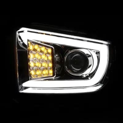 Toyota Tundra - 2014 to 2021 - All [All] (Projector, LED C-Bar Accent Lights) (Without Factory LED Strip) (Without Level Adjuster)