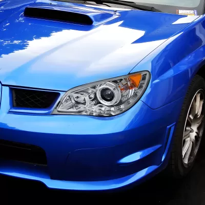 Subaru WRX STI - 2006 to 2007 - Sedan [All] (Projector With Halo, LED Accent Lights) (Not Compatible With OEM HID Lights)