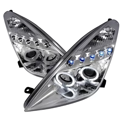 Toyota Celica - 2000 to 2005 - Hatchback [All] (Projector With Halo, LED Accent Lights) (TM Style) (Not Compatible With OEM HID Lights)