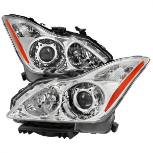 Infiniti G37 - 2008 to 2013 - 2 Door Coupe [All] (Projector) (Only Compatible with OEM HID Lights) (Includes Built-In Fog Lights) (For Models Without AFS)