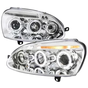 Volkswagen Golf - 2006 to 2009 - All [All] (Projector, LED Accent Lights) (Not Compatible With OEM HID Lights) (For MK5 Models)
