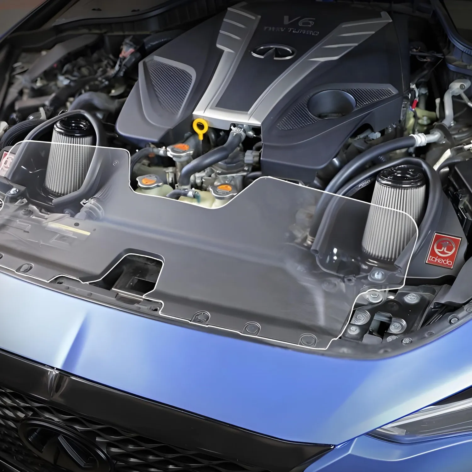 Q60 Intake Takeda Attack Stage 2 Cold Air Intake (Dry Filter) for 2022 Infiniti Q60