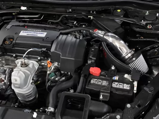 Honda Accord - 2013 to 2017 - All [EX, EXL 2.4L, LX, LXS, Sport, Sport Special Ed.] (Polished) (Uses Pro Dry S Filter)