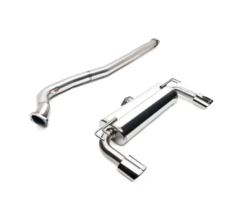 Mitsubishi Lancer Evo - 2008 to 2015 - Sedan [All] (Cat-Back Exhaust System) (Dual Oval Polished Tips)