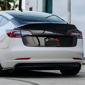 2021 tesla Model 3 Seibon OEM Style Carbon Fiber Rear Lip