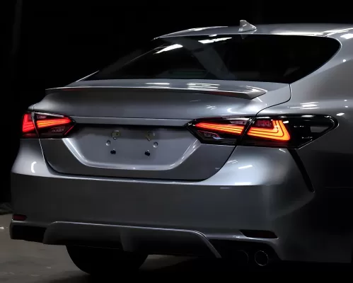 Toyota Camry - 2018 to 2022 - Sedan [All] (Jet Black) (Clear Lens) (Sequential LED Lights)