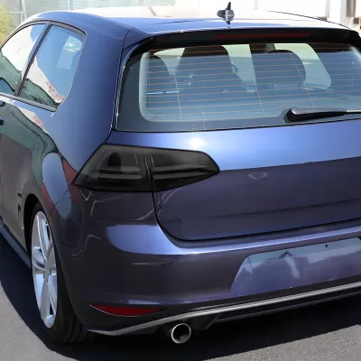 Volkswagen Golf - 2015 to 2017 - All [All] (Gloss Black) (White LED Tube) (Smoked Lens) (Pre-Facelift Models)