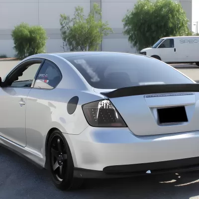 Scion tC - 2005 to 2010 - Hatchback [All] (Matte Black) (Clear Lens) (V2 Style)