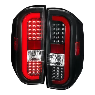 Toyota Tundra - 2014 to 2021 - All [All] (Matte Black) (Red LED Tube) (Sequential LED Lights)