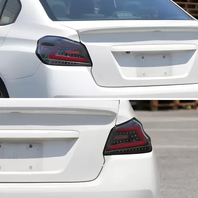 Subaru WRX - 2015 to 2021 - Sedan [All] (Jet Black) (Clear Lens) (Sequential LED Lights)