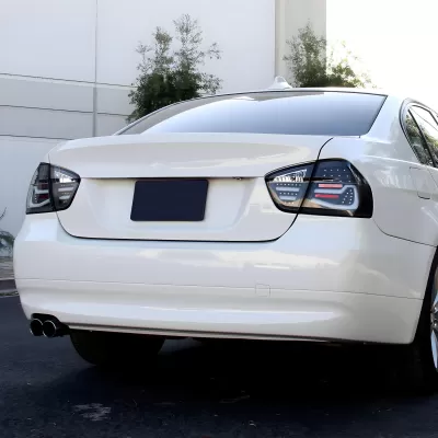 BMW 3 Series M3 - 2008 to 2011 - 4 Door Sedan [All] (Matte Black) (Clear Lens)