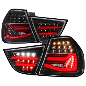2010 BMW 3 Series PRO Design Black LED Tail Lights