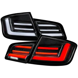 2011 BMW 5 Series PRO Design Black LED Tail Lights