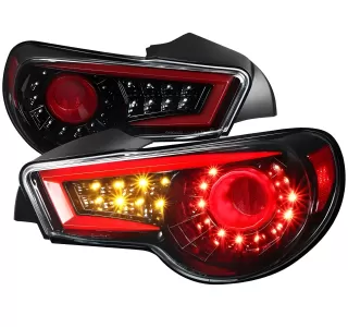 2013 Subaru BRZ PRO Design Black LED Tail Lights