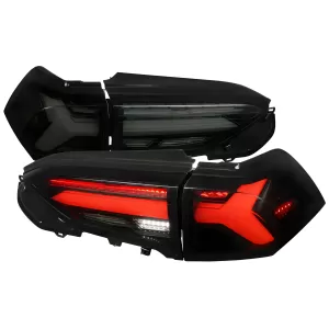 Toyota RAV4 - 2019 to 2024 - SUV [All] (Gloss Black) (Smoked Lens) (White LED Tube) (Sequential LED Lights)
