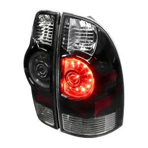 2008 Toyota Tacoma PRO Design Black LED Tail Lights