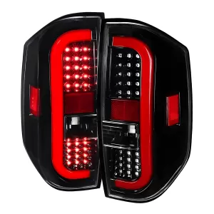 Toyota Tundra - 2014 to 2021 - All [All] (Jet Black) (Red LED Tube)