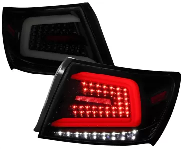 Subaru Impreza - 2008 to 2010 - Sedan [All] (Gloss Black) (Smoked Lens) (Sequential LED Lights)