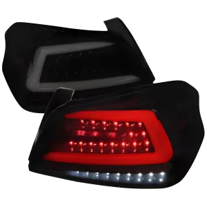 2017 Subaru WRX PRO Design Black LED Tail Lights