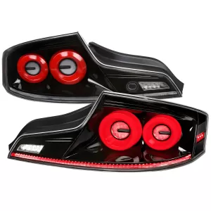 Infiniti G35 - 2003 to 2007 - 2 Door Coupe [All] (Gloss Black) (Red LED Tube) (Sequential LED Lights)