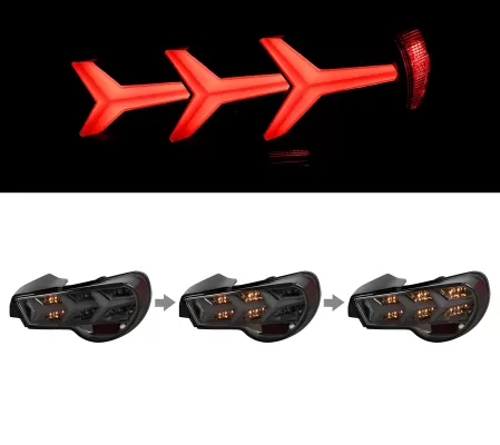 Subaru BRZ - 2013 to 2016 - Coupe [All] (Lambo Style) (Smoked Lens) (Sequential LED Lights)